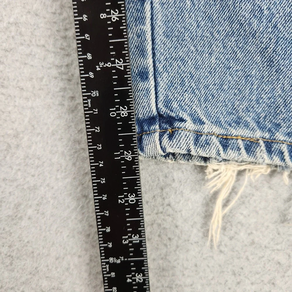 Wrangler Jeans Mens W34 Blue Denim Faded Workwear Medium Wash Boho Straight‎ Leg